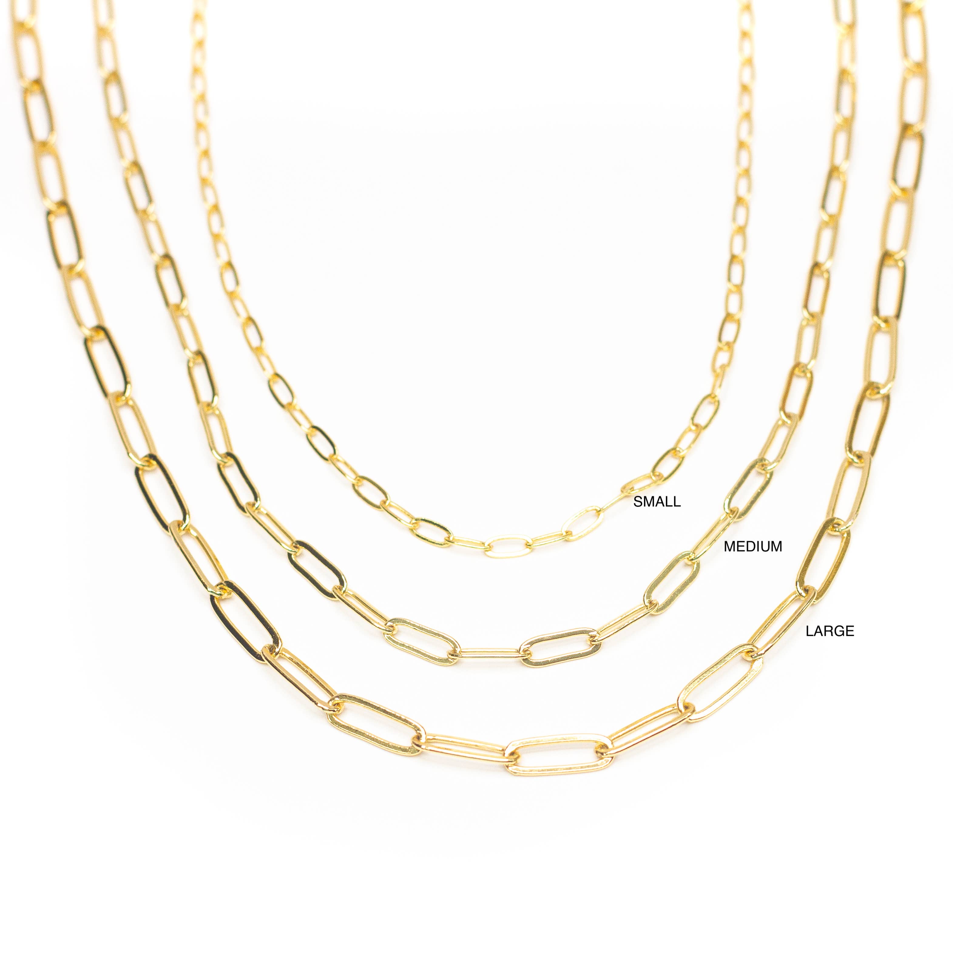Savvy Bling - Wholesale Link & Chain Necklace - Paperclip Chainlink Necklace4