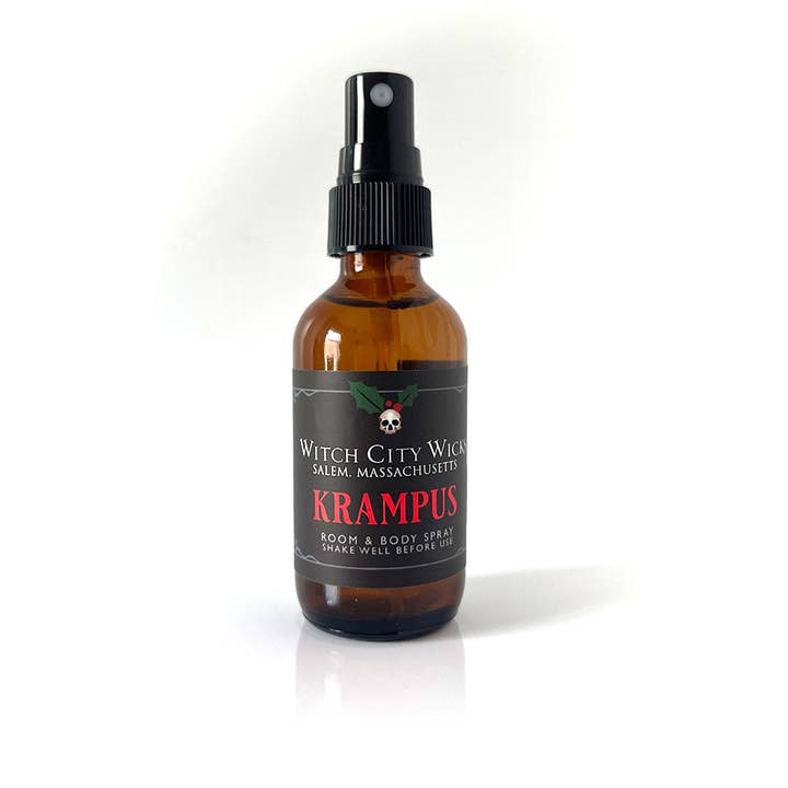 Krampus room + body spray for wholesale by Witch City Wicks