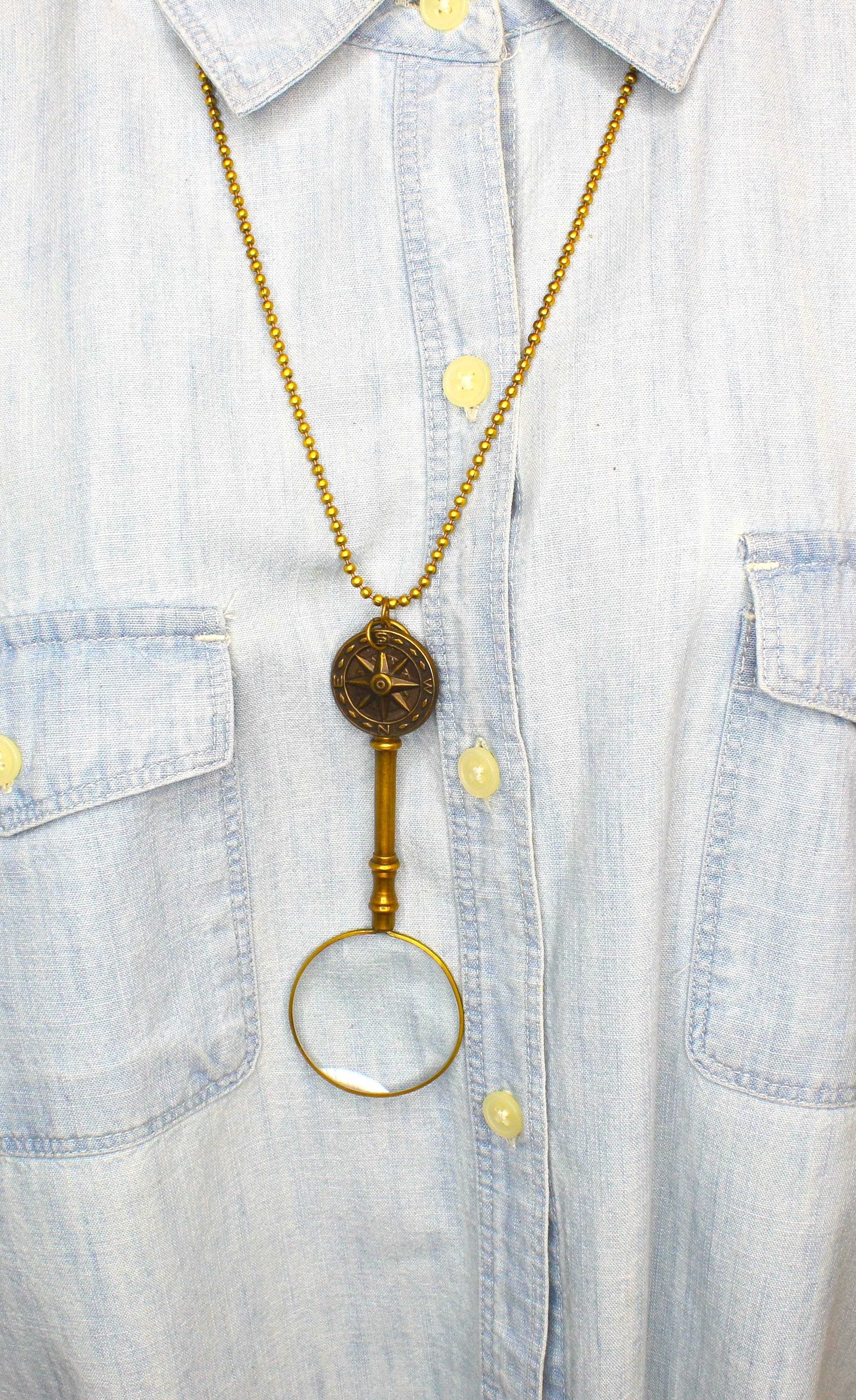 HHH Designs - Wholesale Pendant/Charm Necklace - Wayfinder's Lens Necklace, made in USA, each1