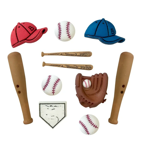 Buttons Galore & More - Wholesale Craft Supplies - Baseball - Buttons Galore and More Craft & Sewing Buttons0