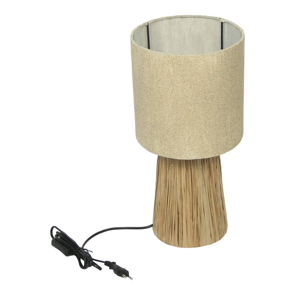 EARTHWARE - Wholesale Accent/Desk Lamp - Table lamp raffia Amaya0