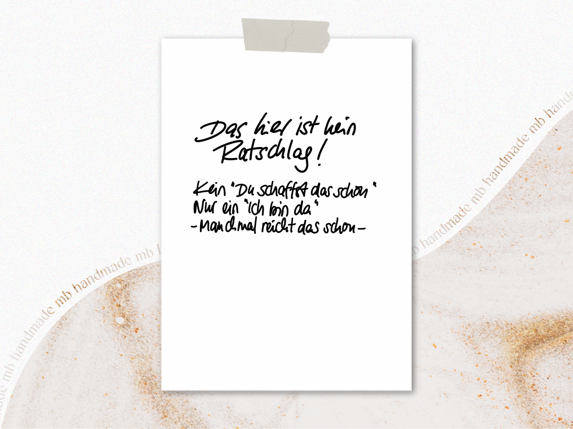 mb handmade - Wholesale Everyday Greeting Card - This is not advice!1