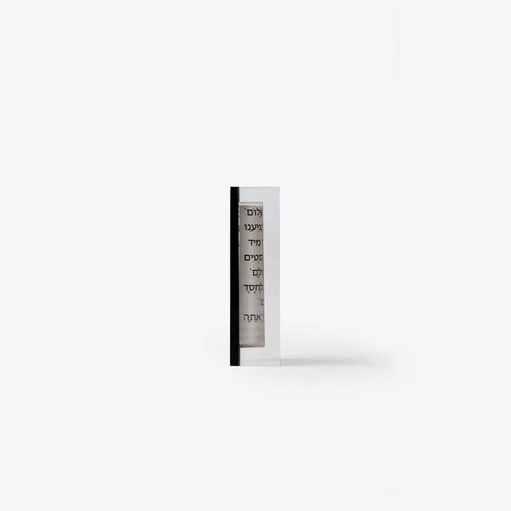 Apeloig Collection – Engroshandel Bordpynt – Bil Mezuzah Black med rejsendes bøn2