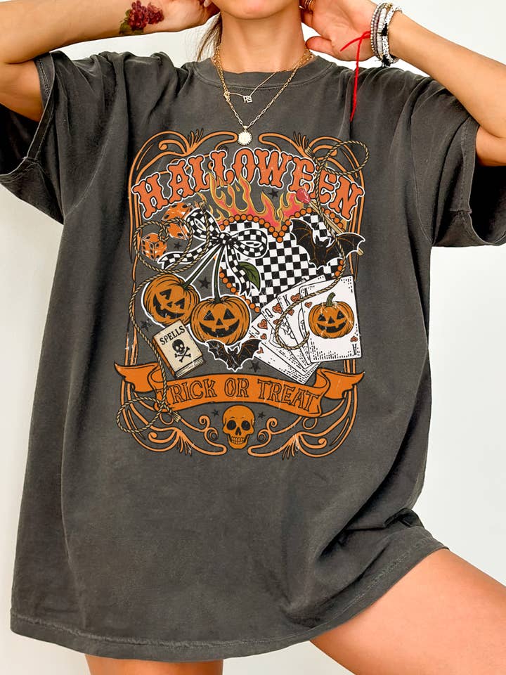 Halloween Trick or Treat - Comfort Color Pepper for wholesale by THE LATTIMORE CLAIM