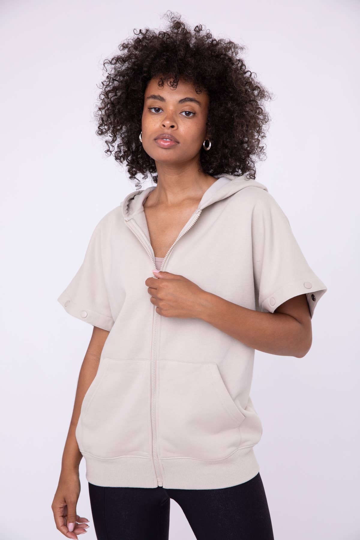 Mono B - Wholesale Jacket - Women's - 2-in-1 Zip-Up Hoodie Jacket5