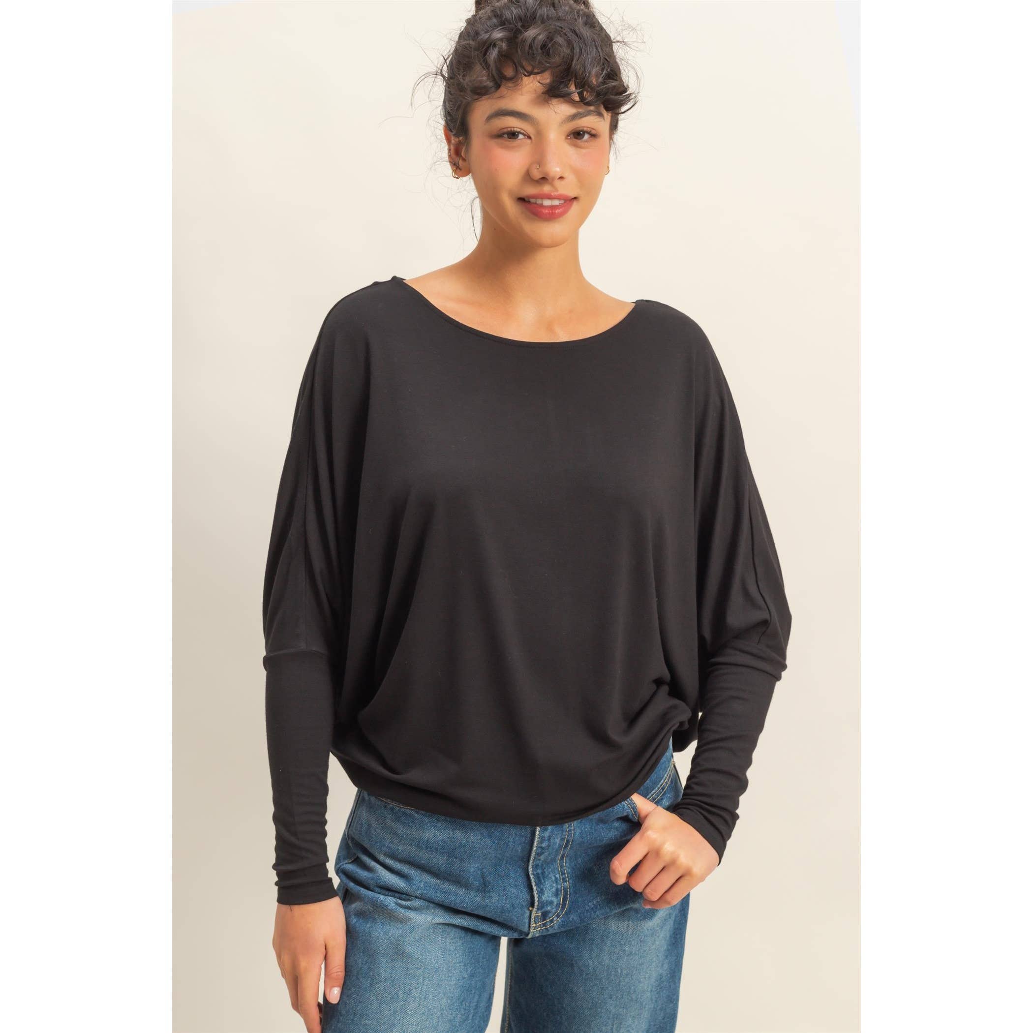 HYFVE – wholesale Stickad topp - Dam – Dolman Långärmad Topp26