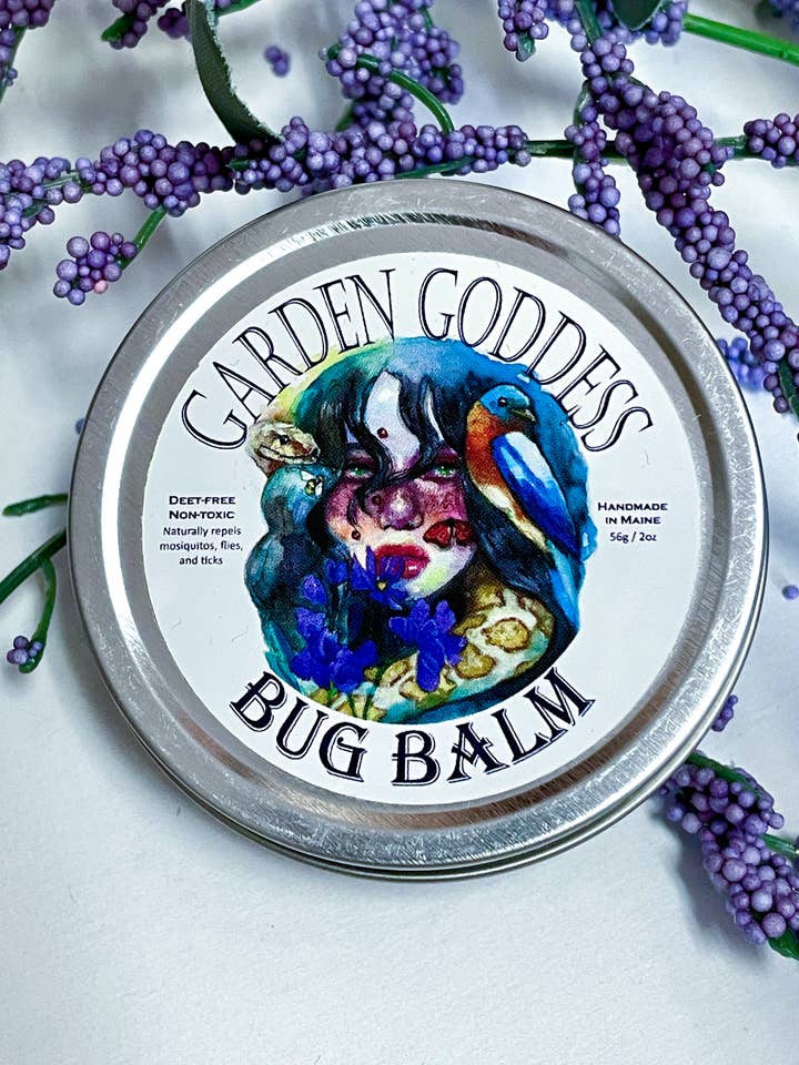 Garden Goddess Bug Balm - herbal bug repellent - non toxic for wholesale by Nature Goddess Skin Care