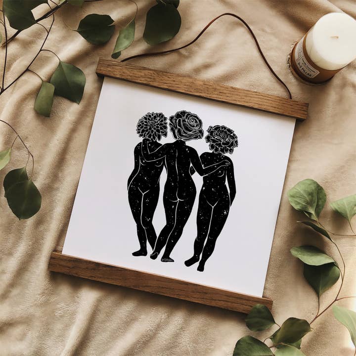 Kaari & Co. - Wholesale Art Print - Blooming Graces Art Print3