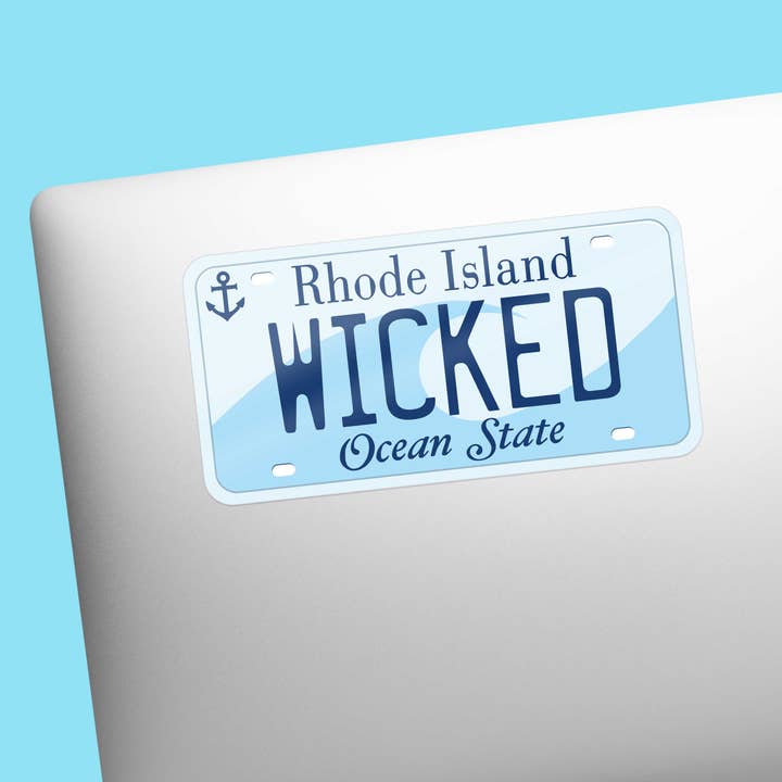 Sentinel Supply – Adesivo por atacado – Autocolantes para matrículas de Rhode Island - Decalques RI City Personalizados1