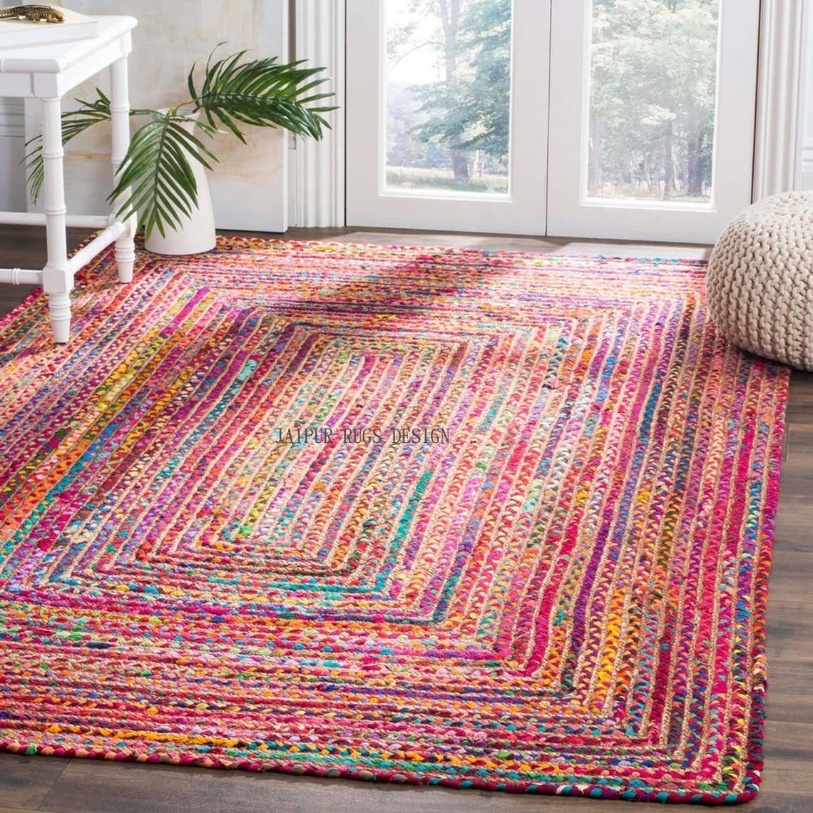 Homesoul - Vente Tapis - Tapis en jute tressé Color Splash2
