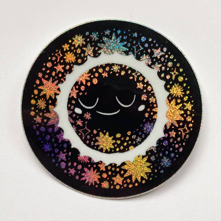 Glitter solklistermärke för wholesale av Bish Please