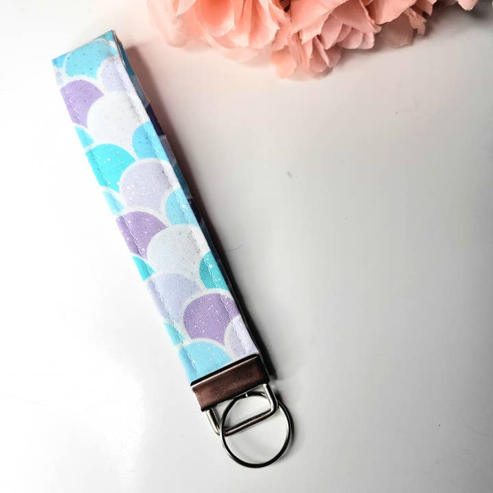 Mermaid Key fob Wristlet Handgjord nyckelring för wholesale av Rose & Thorn