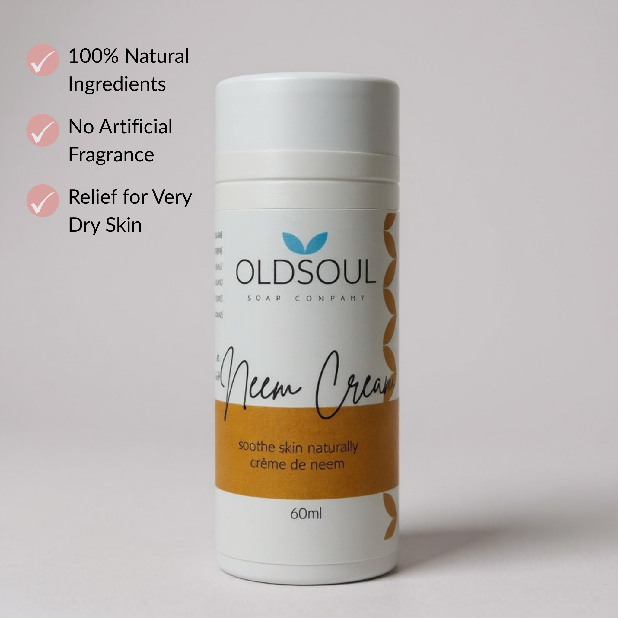 Old Soul Soap Company Inc. - Wholesale Body Cream/Lotion - Neem Cream1