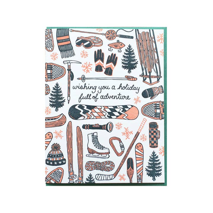 Holiday Sports Card for wholesale by Noteworthy Paper & Press