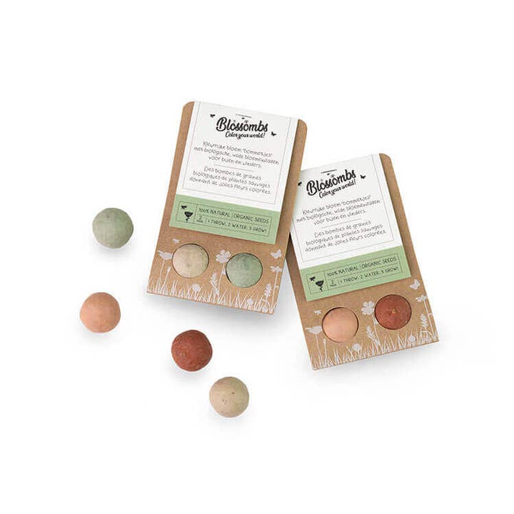 Blossombs – Großhandel Pflanzensamen – Giveaway mit 2 Blossombs Samenbomben