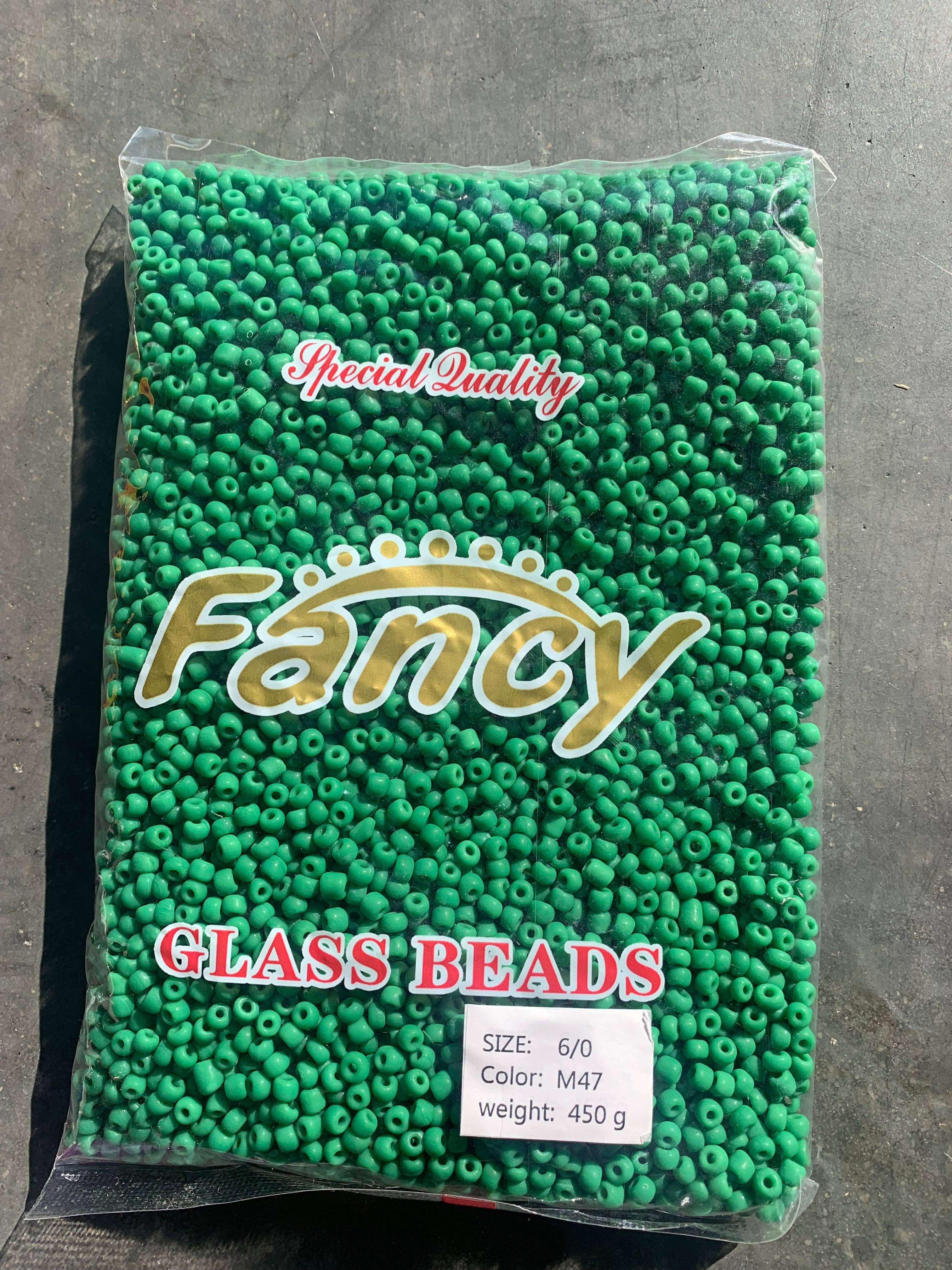 MaddieMayShop - Venta al por mayor Cuentas - Perlas de semillas 6/0, perlas de semillas a granel, perlas de vidrio esmerilado de 450 gramos13