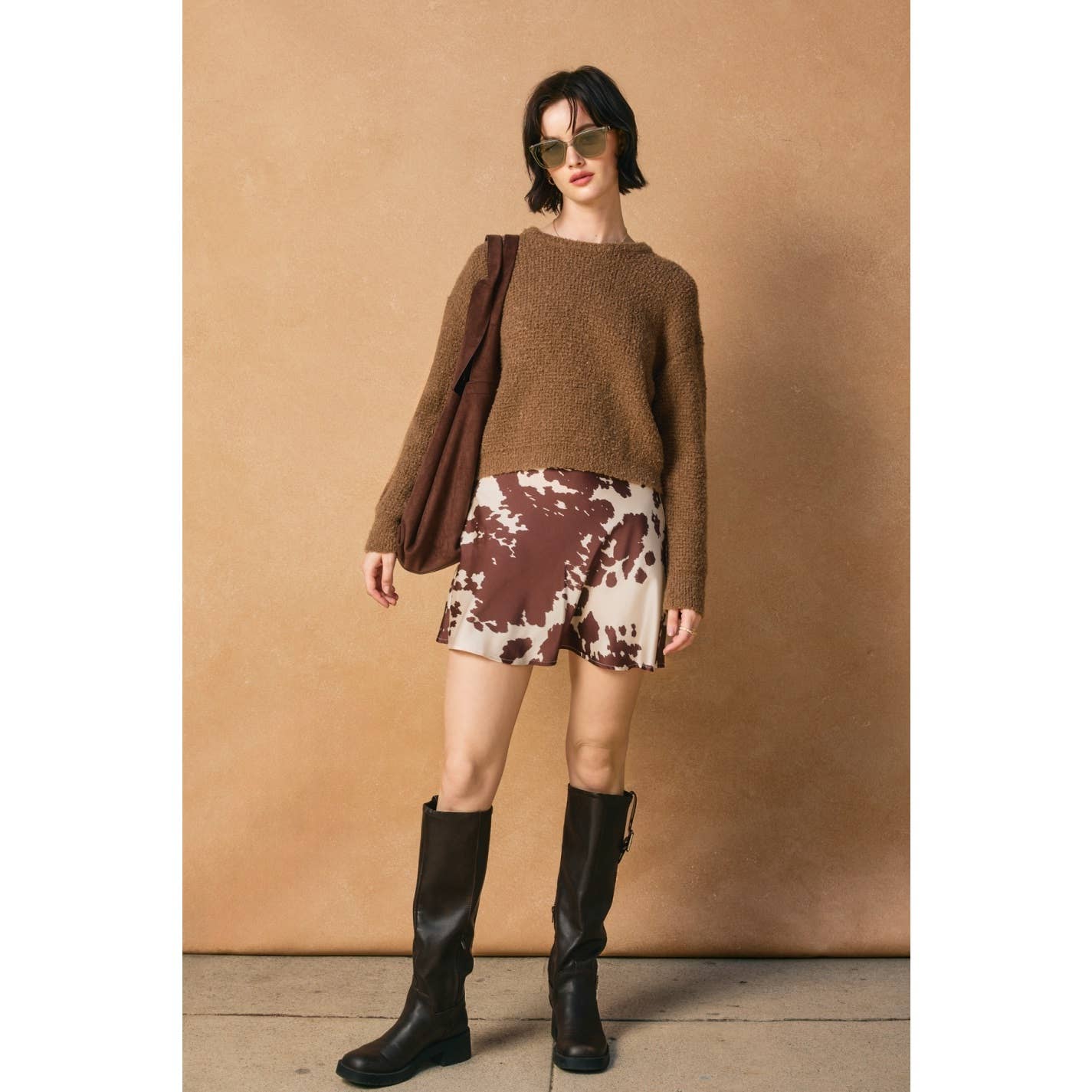 Dress Forum - Venta al por mayor Jersey de punto - Mujer - Jersey de cuello redondo Peach Fuzz8