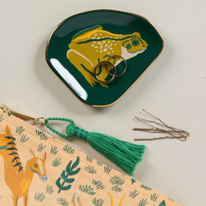 Danica Studio - Wholesale Jewelry Dish - Danica Studio Boundless Frog Shaped Ceramic Trinket Tray2