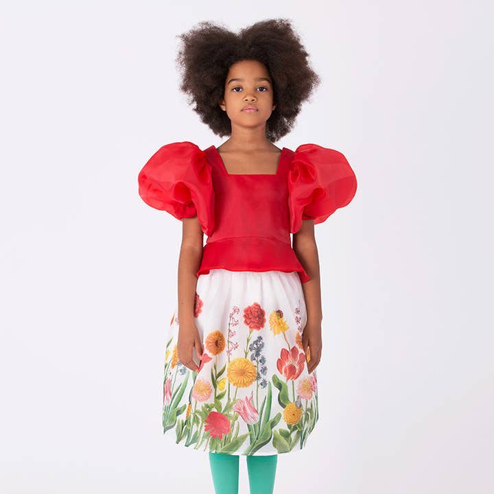 Asagao Flowers Outfit | 2 Pieces for wholesale by Mama Luma