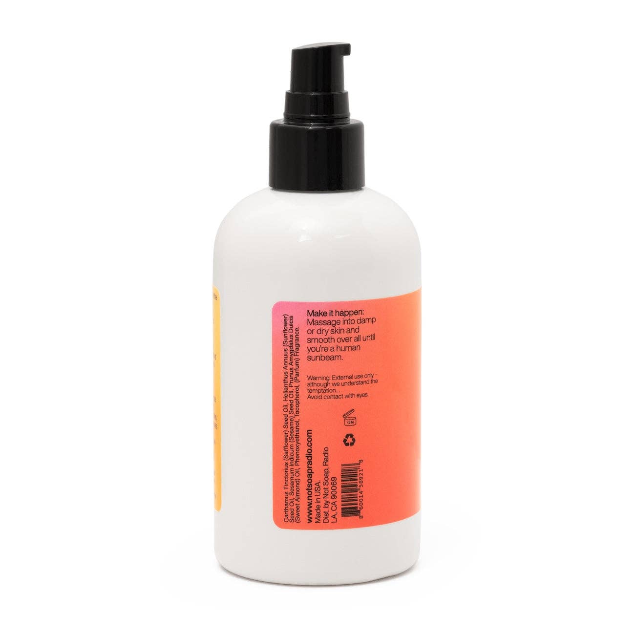 Not Soap, Radio - Wholesale Bath/Body Oil - harvest peach <b>body oil</b>4