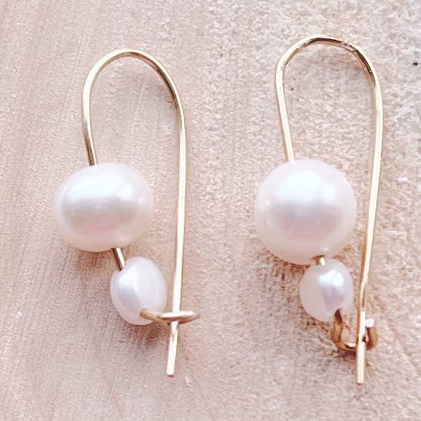 Yugen Pearl earrings for wholesale by Orchha Jewels