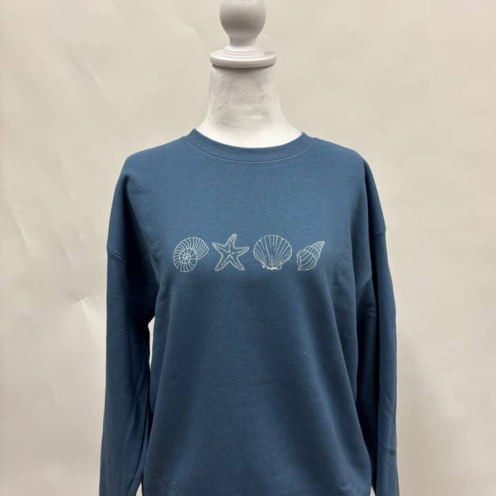 Seashells Crewneck for wholesale by Pippa & Ky
