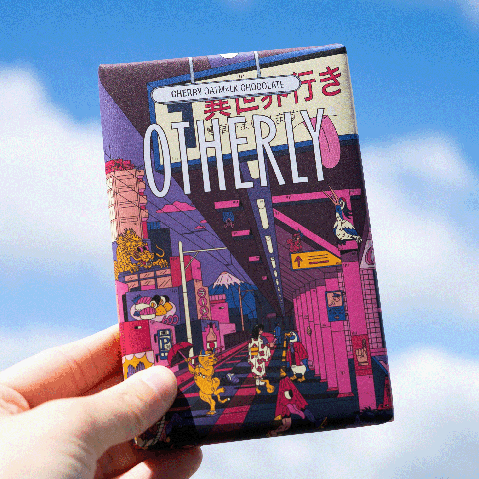 OTHERLY: OATM*LK CHOCOLATE [No duties when shipping to US!] – Engroshandel Chokoladebar – Kirsebær Havrem*lk Chokoladebar 120g | Vegansk | Cremet1