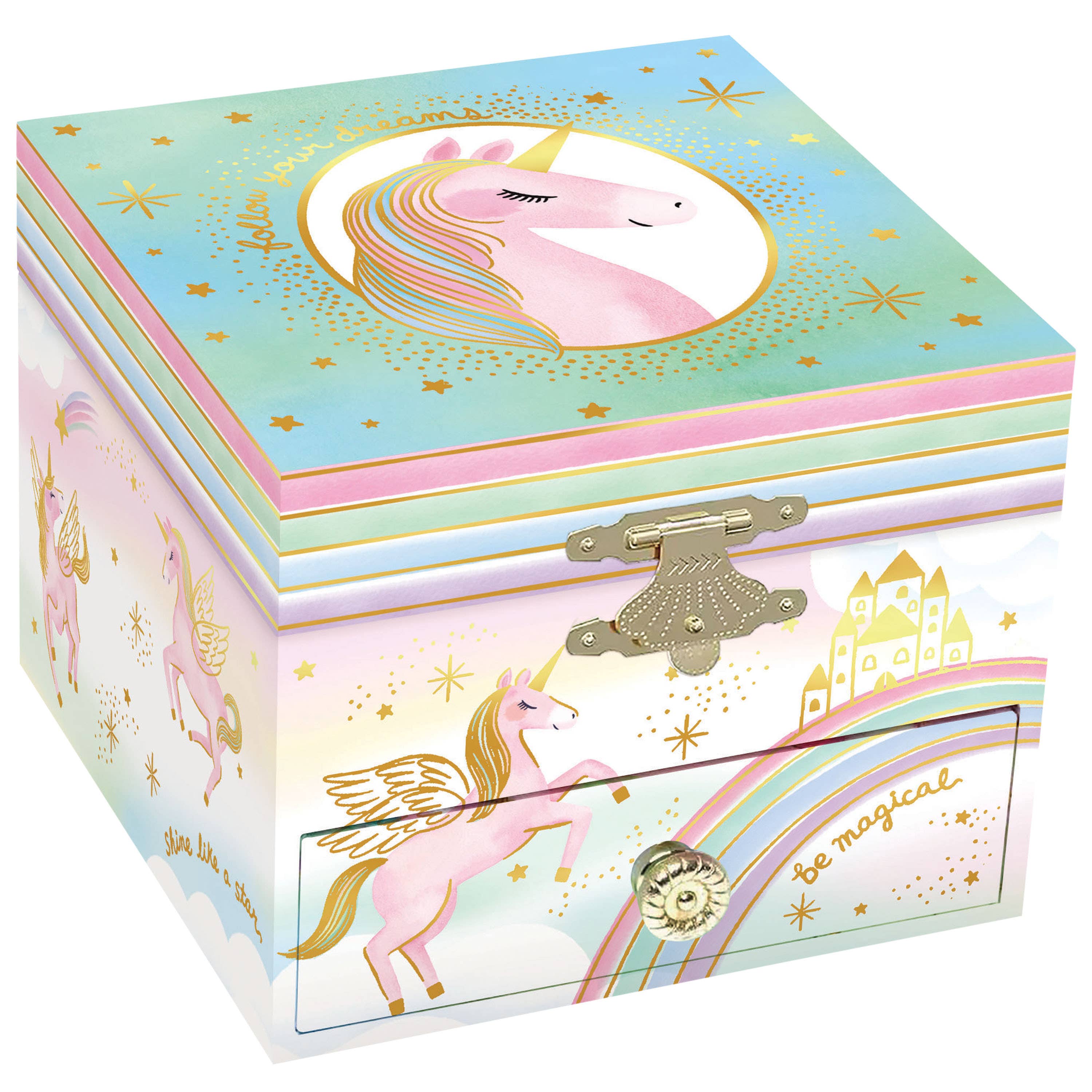 US Toy Company - Wholesale Jewelry Box/Organizer - Kids - Unicorn Musical Jb 3-unit case pack0