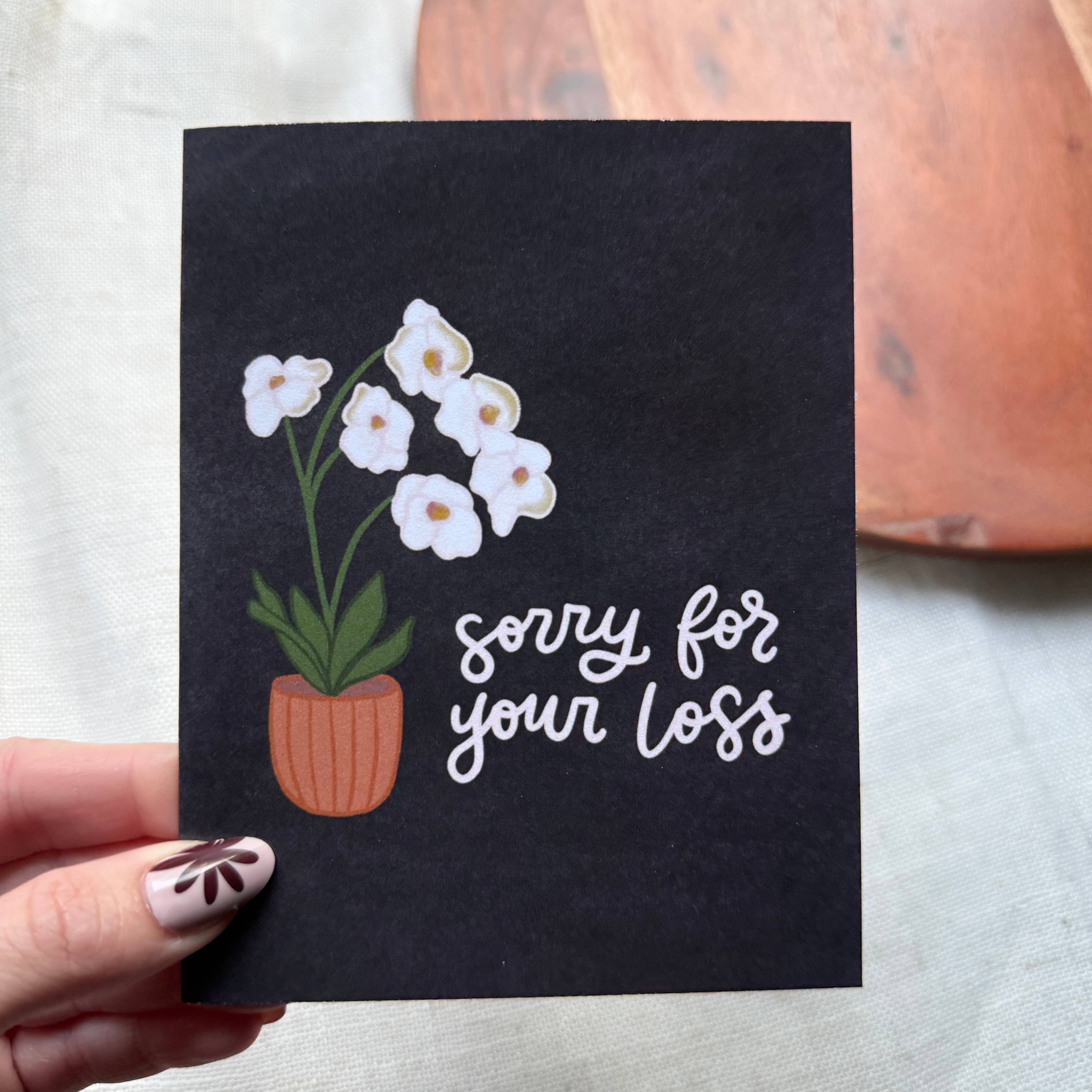 Big Moods - Wholesale Sympathy Card - "Sorry for your loss" Sympathy Card2