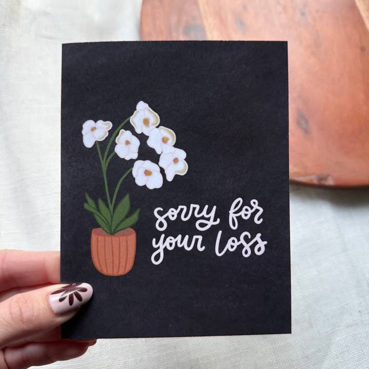 Big Moods - Wholesale Sympathy Card - "Sorry for your loss" Sympathy Card2