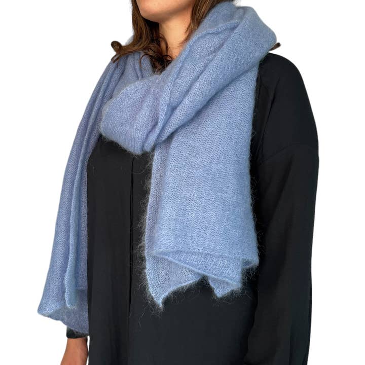 PINE MAXI MOHAIR SCARF for wholesale on Faire1