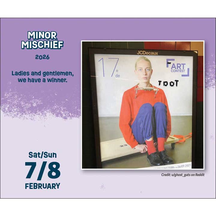 Simon & Schuster - Wholesale Calendar - Minor Mischief 2026 Day-to-Day Calendar by Beverly L. Jenkins1