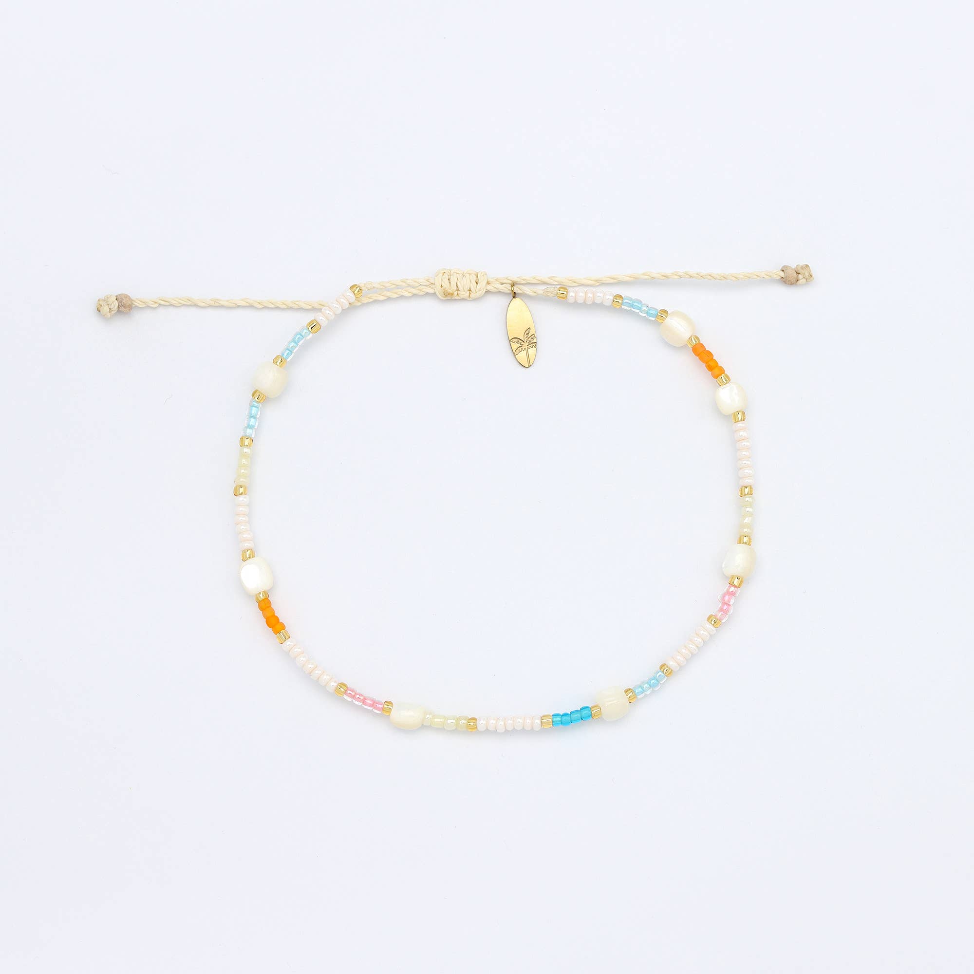 Pineapple Island - Wholesale Anklet - Golden Hour Colourful Beaded Anklet11