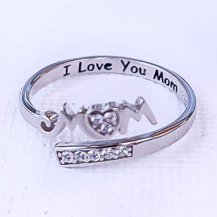 I love you mom Ring for wholesale by 2 ON THE MOON