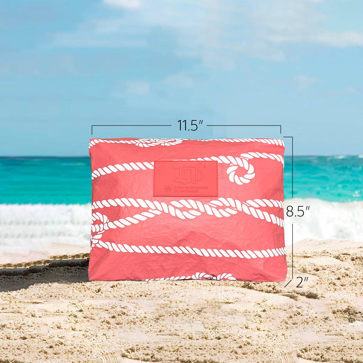 JNBFASHION.COM - Wholesale Pouch - Women's - 100% Coated Tyvek Material Rope Design Beach Pouch4