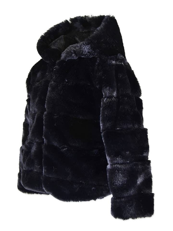 Widgeon Cozy Black Faux Fur Jacket 3817T-LCB '25CO for wholesale on Faire2