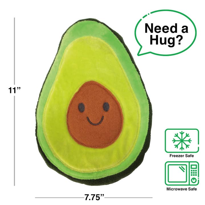 AQUARIUS, GAMAGO, ICUP, & ROCK SAWS by NMR Brands - Wholesale Heating Pad - Huggable Avocado Heating Pad & Pillow