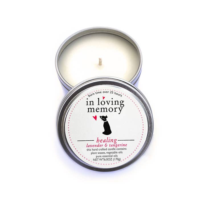 Luxepets – wholesale Reseljus – I kärleksfull minne hund älskare husdjur Memorial ljus Tin