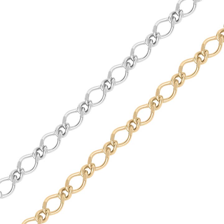 CH302, Figaro Chain - Per Foot CH302, Figaro Chain - Per Foot