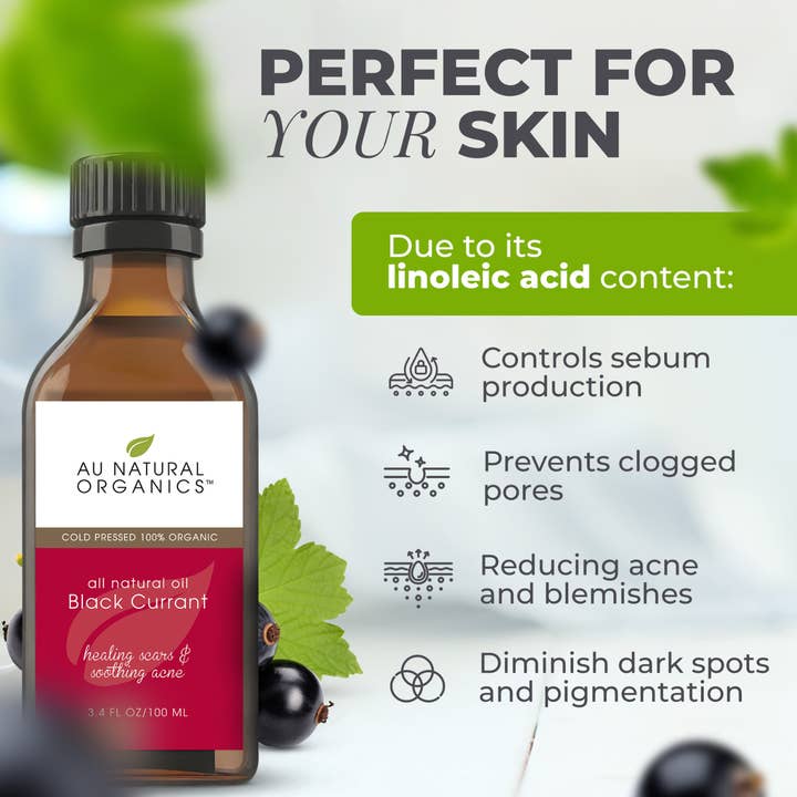 Au Natural Organics – wholesale Bath/body oil – Black Currant Seed Oil Wholesale4