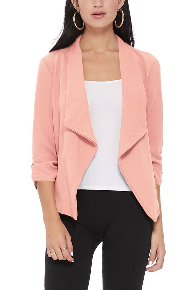 MOA COLLECTION - Vente Blazer – femme - Veste Blazer Décontractée pour Femme - Silhouette Ajustée17