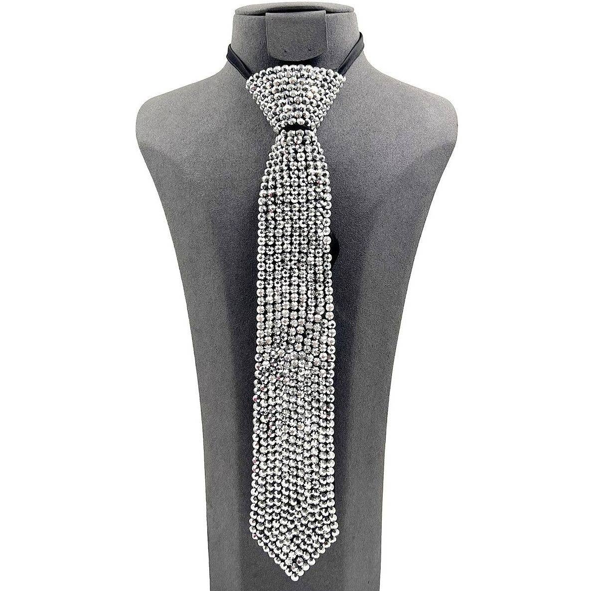 Diacly - Wholesale Necktie - Men's - Elegant Dazzling Rhinestone Adjustable Neck Tie0