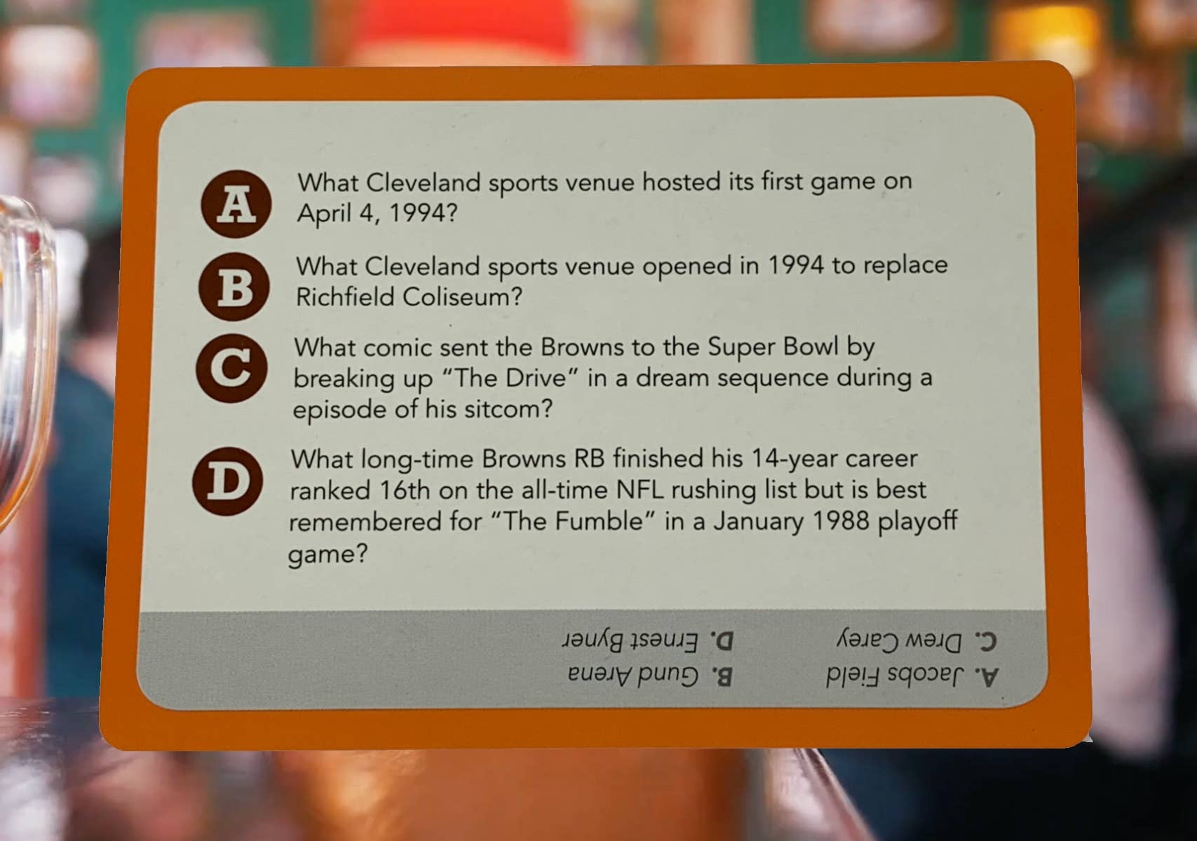 You Gotta Know Games - Wholesale Card Game - You Gotta Know Cleveland - Sports Trivia Game (1)4