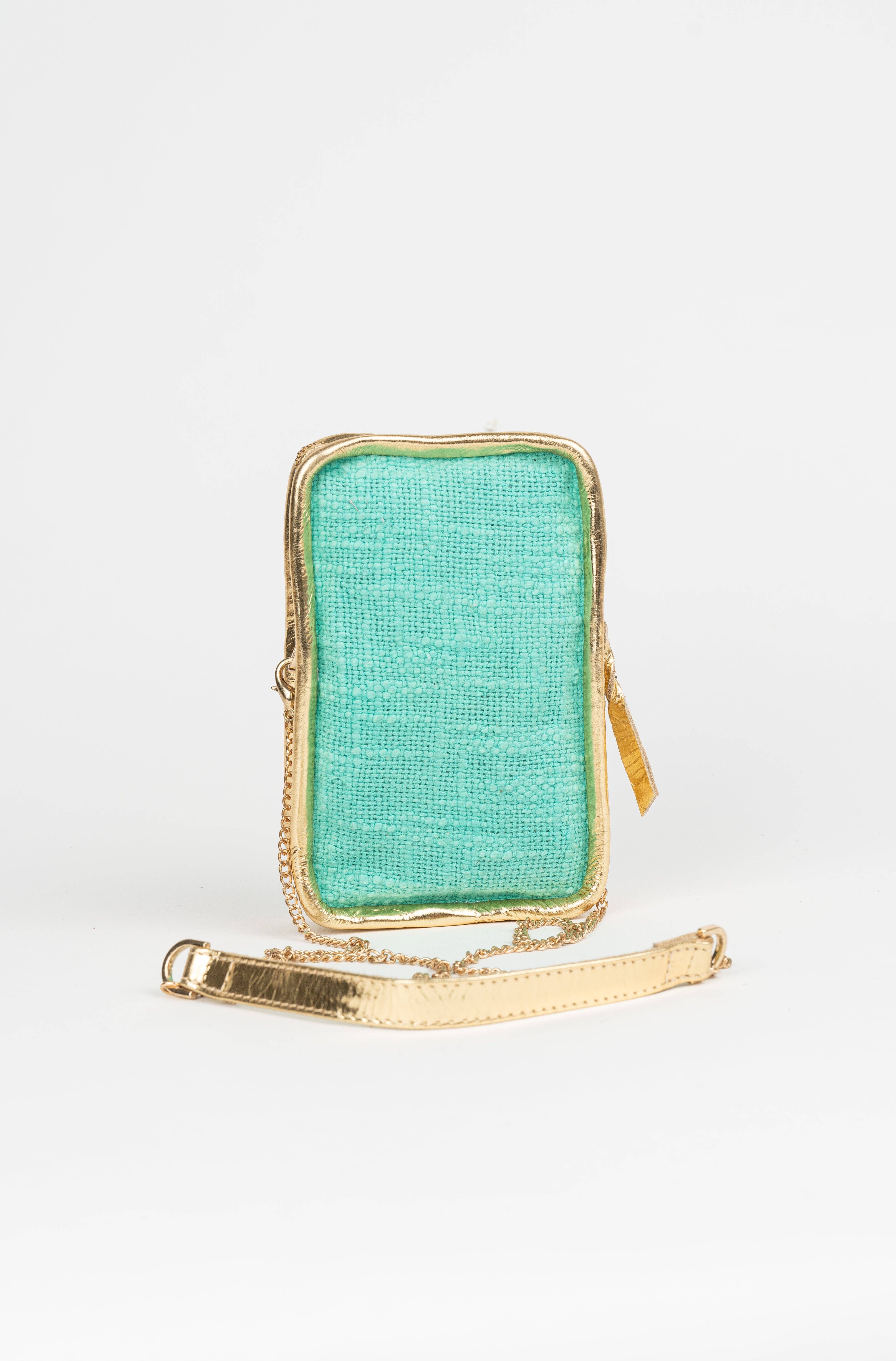 Piti Cuiti - Wholesale Shoulder Bag - Women's - PALMS BLUE SHOULDER BAG2