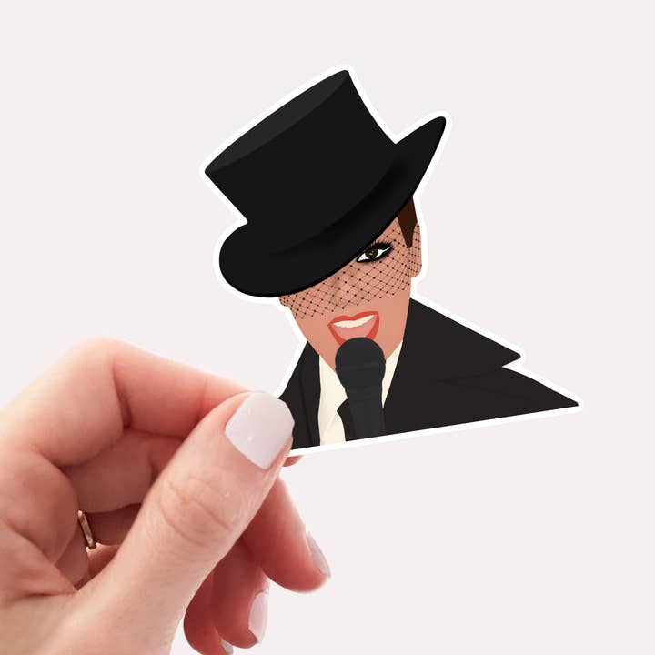 Sticker Shania Twain | Sentez-vous comme une femme pour la vente par Ashley Gail Creaties