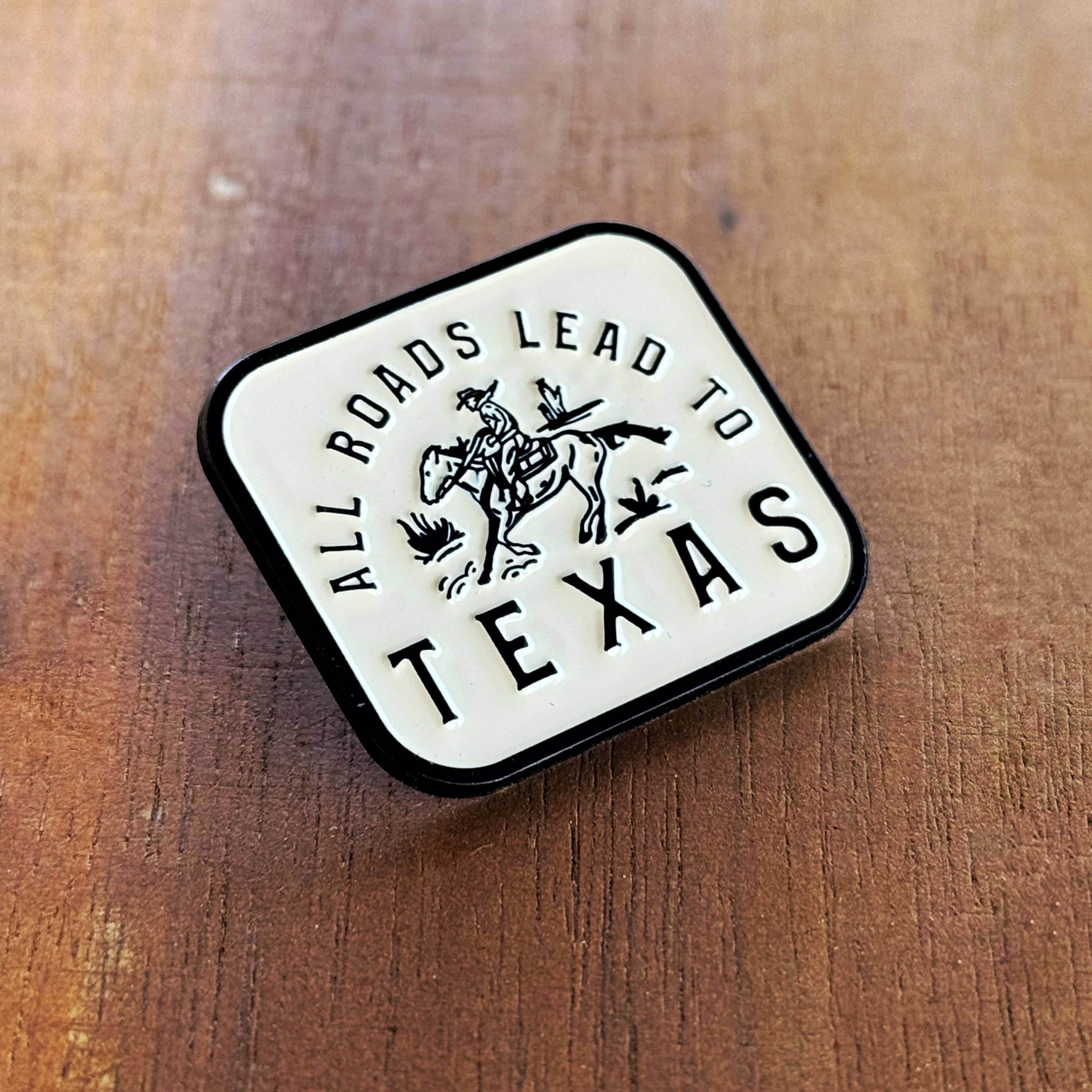 Made in Texas Co. - Wholesale Lapel Pin/Button - All Roads Lead to Texas Enamel Pin