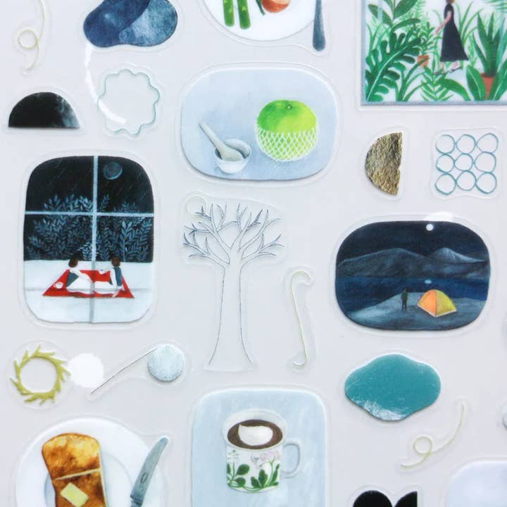 「FUNJI」In Japan - Wholesale Sticker - Nishi Shuku Japanese Sticker Sheets – Garden & SCENE Designs10