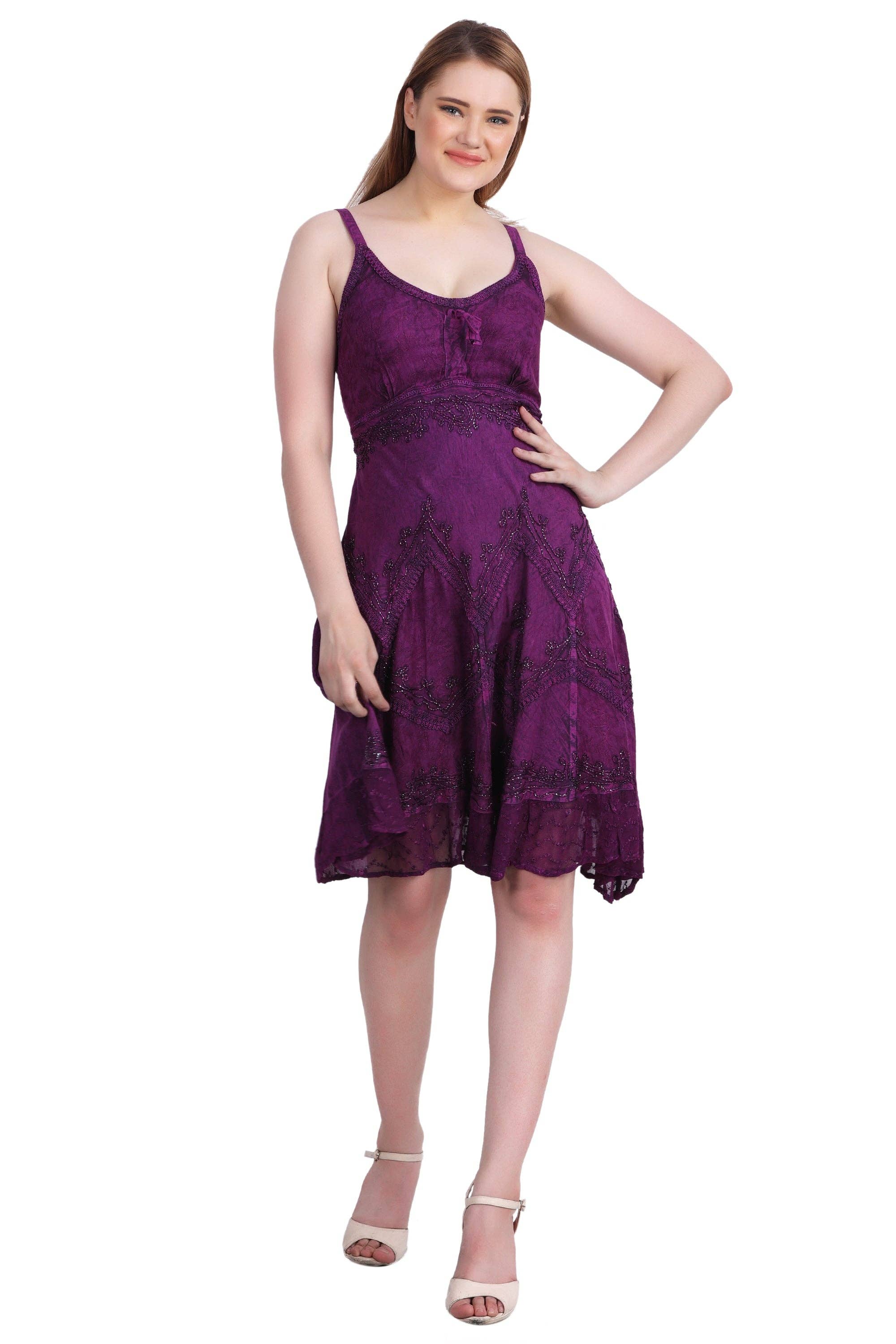 Advance Apparels - Vente Robe – femme - Robe mi-longue délavée à l'acide 130430