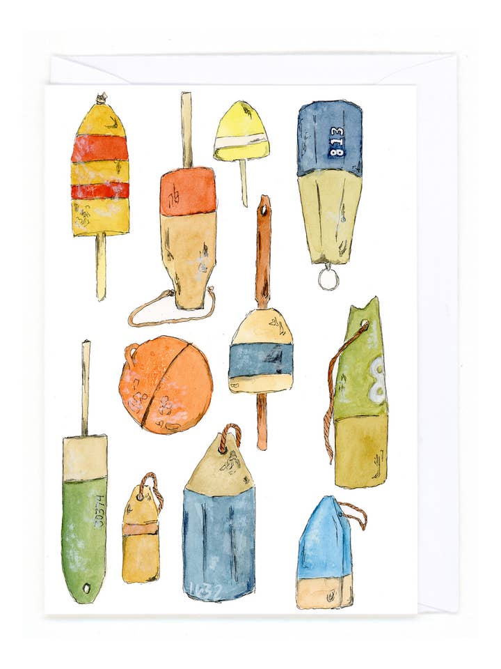 Vintage Bouy-kort | Tomt kort | Gratulationskort för wholesale av Bear on Paper