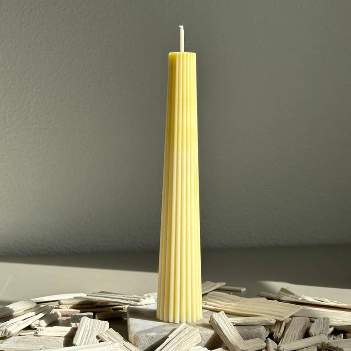 Urban Craft - Wholesale Pillar Candle - Long Pillar Candle-Tall Soy Candle-Weeding Candle-Ribbed5